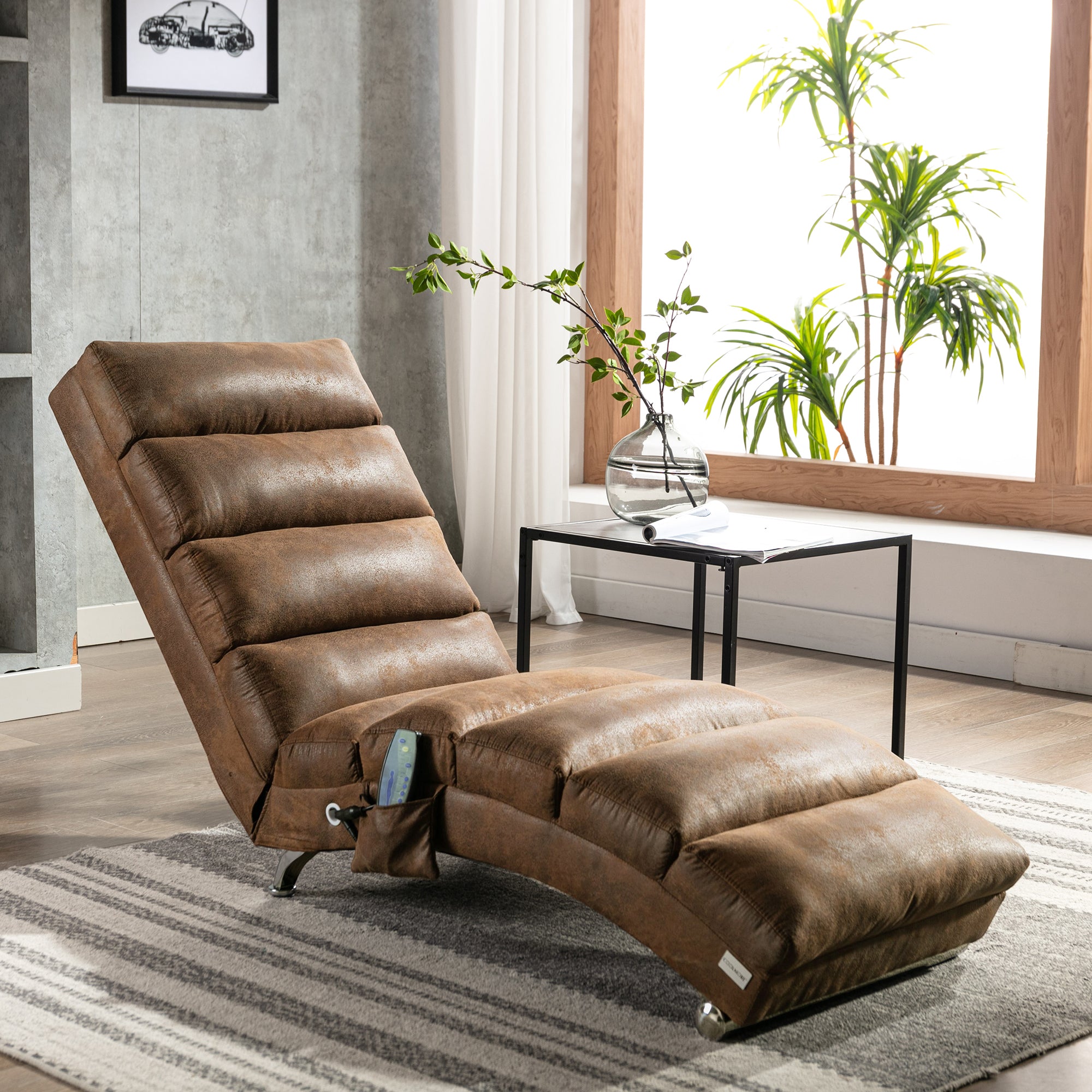Coolmore Luxury Upholstered Chaise Lounge Chair