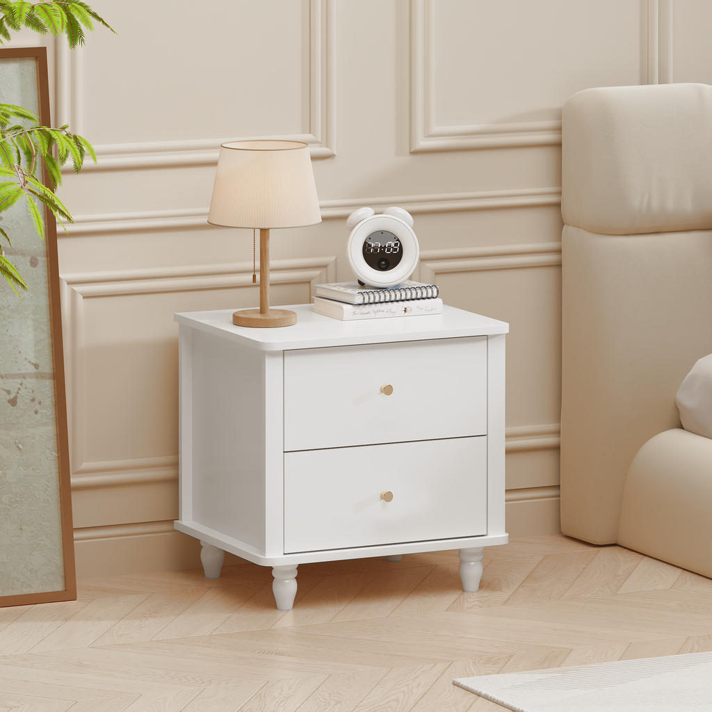 Modern 2-Drawer Nightstand
