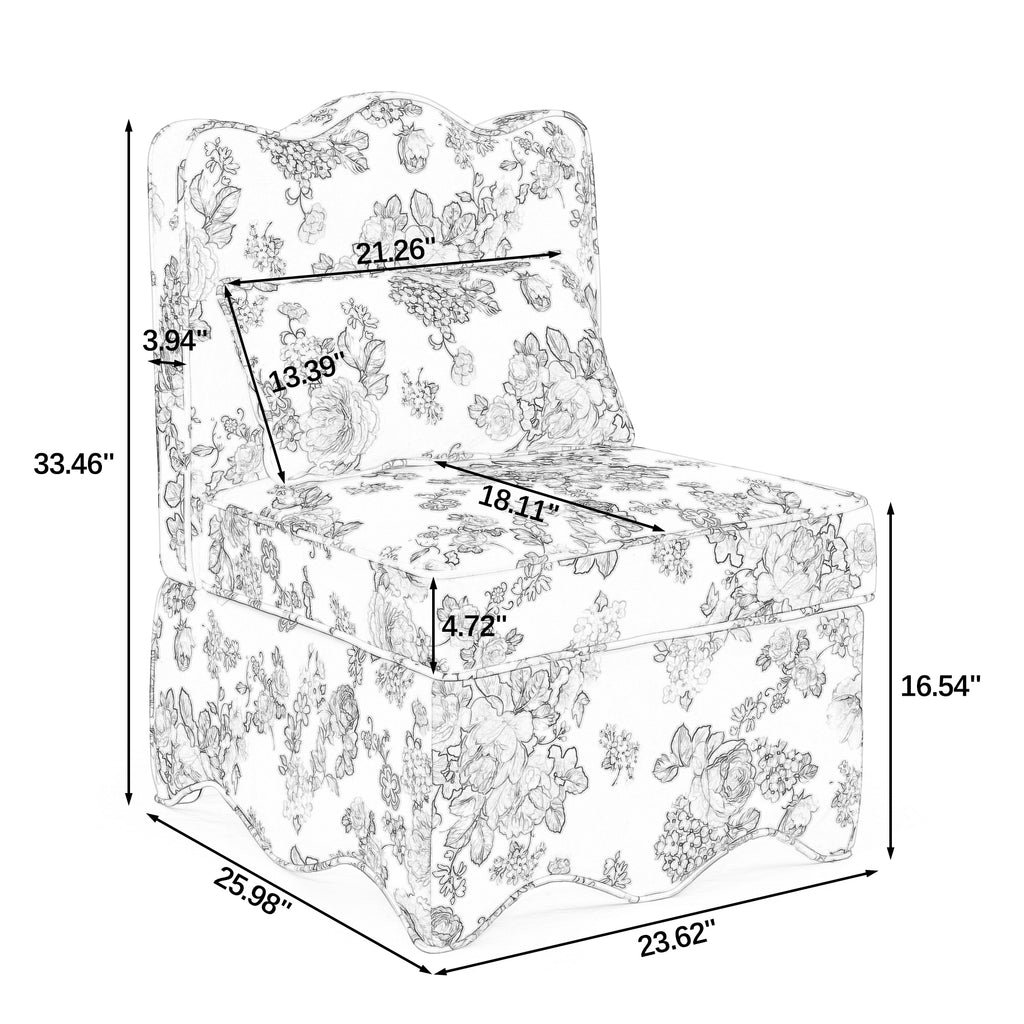 Flannel Single Dining Chair