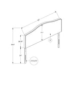 Upholstered Queen Size Headboard