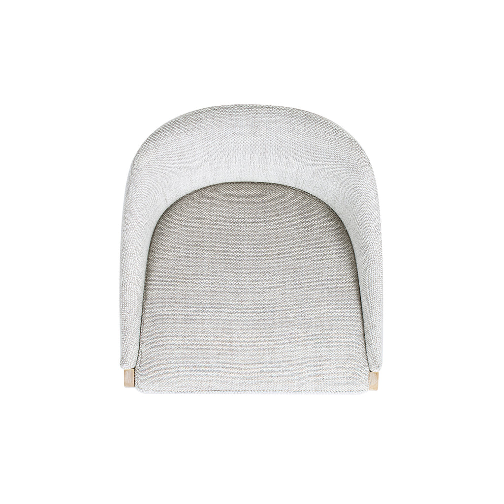 Newport 30.5" Coastal Curved Back Upholstered Barstool