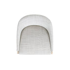 Newport 30.5" Coastal Curved Back Upholstered Barstool