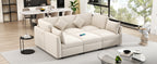 86.6" Sectional Sofa Modular Sofa U-shaped Sofa Couch