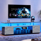 TV Stand for 55 Inch TV - LED Gaming Entertainment Center