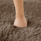 Aviana Ottoman Plush Fabric - Chocolate