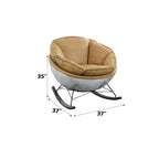 Pippin Morocco Top Grain Leather Rocking Chair