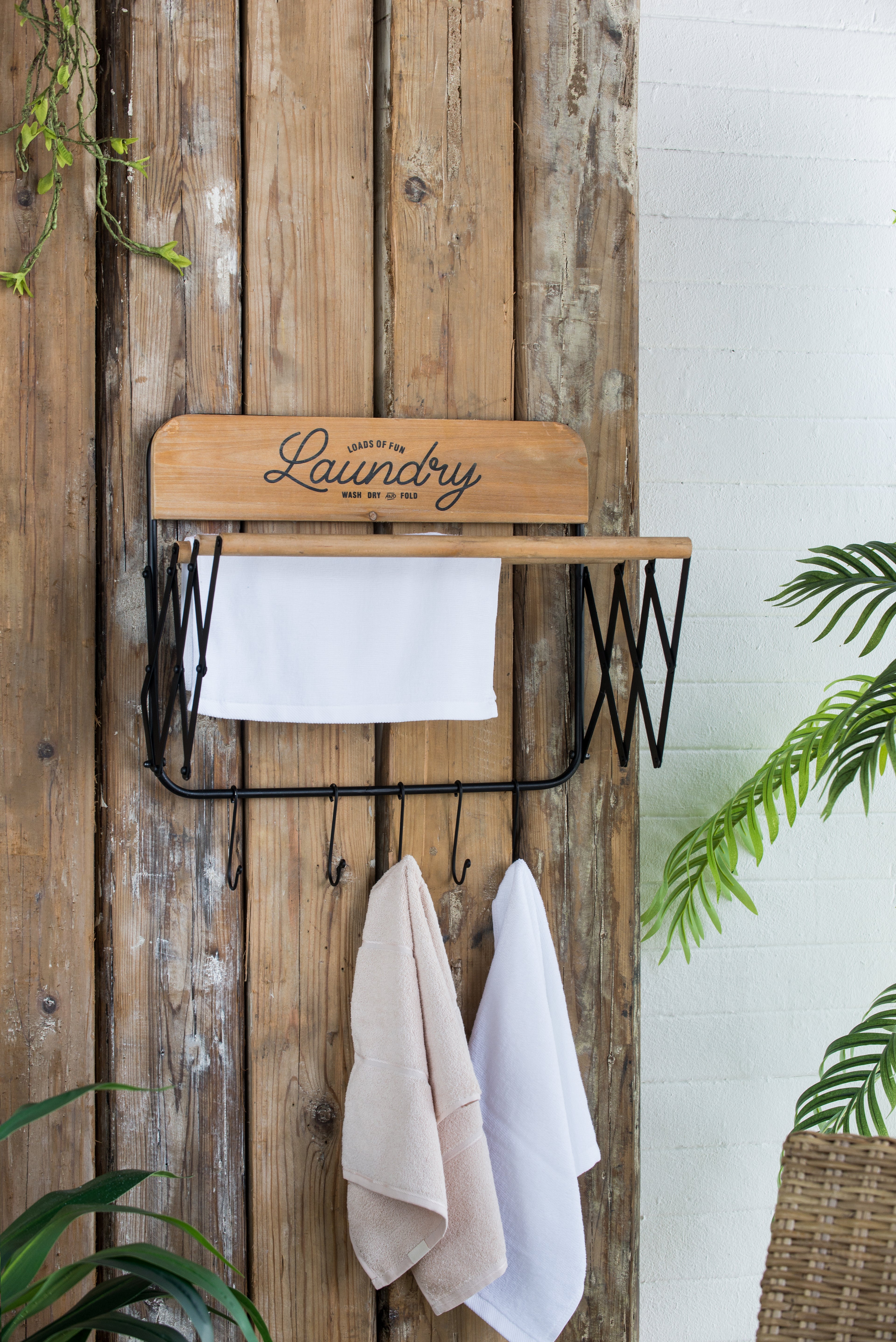 20x14x20" Laundry Rack with Accordion Design
