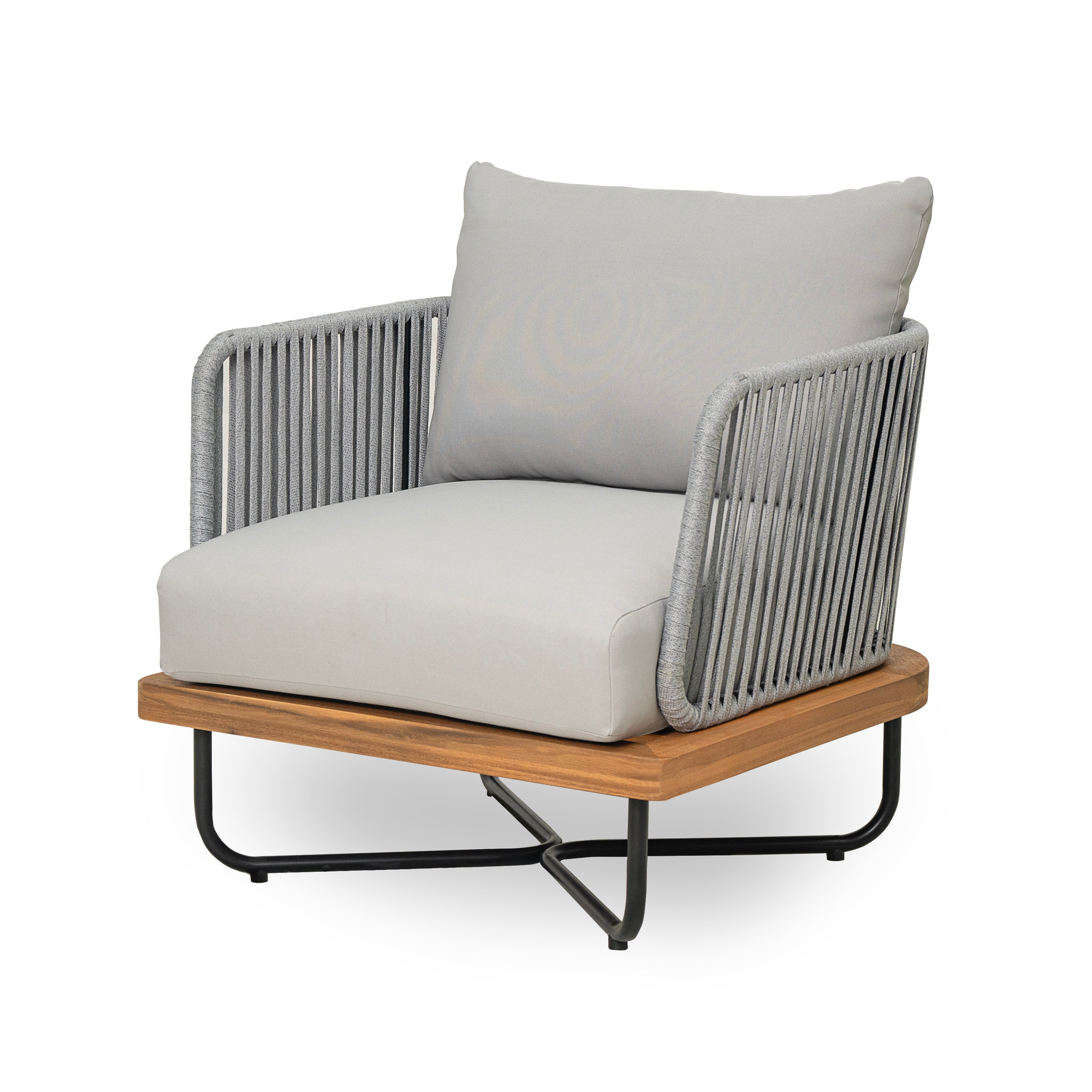 Lucca Outdoor Acacia Wood Chair
