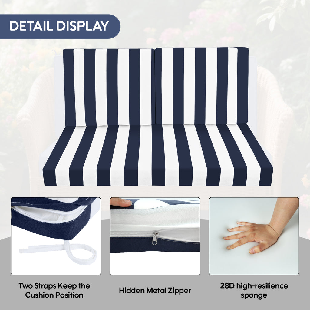 Outdoor Deep Seat Cushions for Patio Furniture