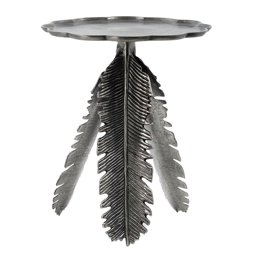 16.9 x 16.9 x 19.7 Leaf Side Table