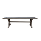 Modern Outdoor Aluminum Dining Bench