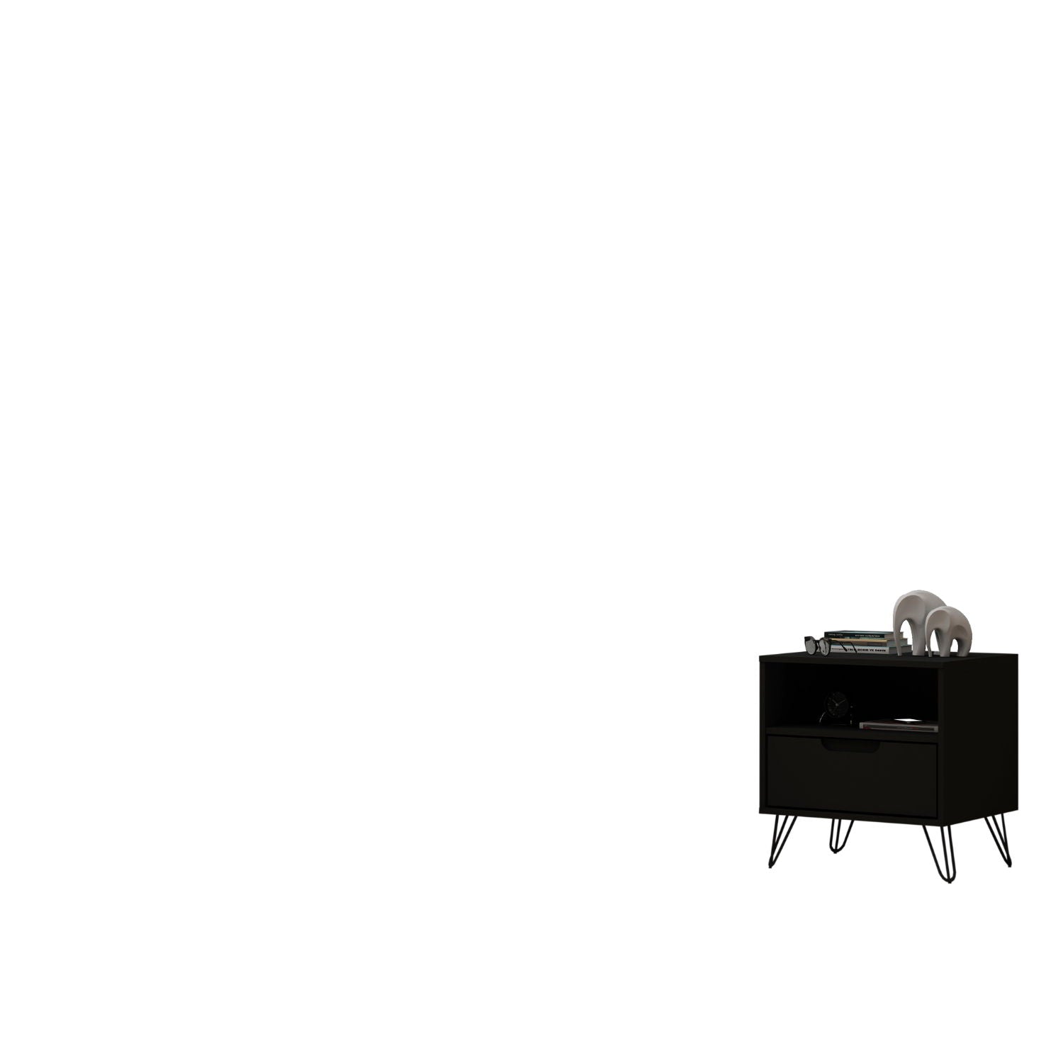 Rockefeller - Nightstand With 1 Drawer