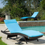 Salem Outdoor Chaise Lounge Cushion 2-Piece Set