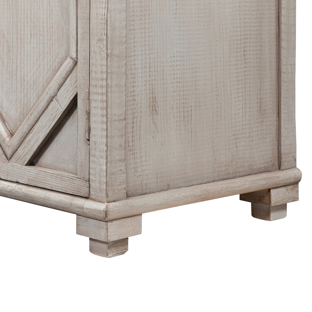 Colette 106" Extra Wide 6-Door Cabinet Sideboard Antique