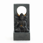 28" H Outdoor Buddha Waterfall Fountain
