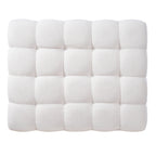 White Boucle Multipurpose Ottoman