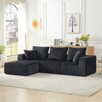 Modular Sectional Sofa - Modern Corduroy Cloud Couch