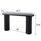 Wood Console Table, Modern