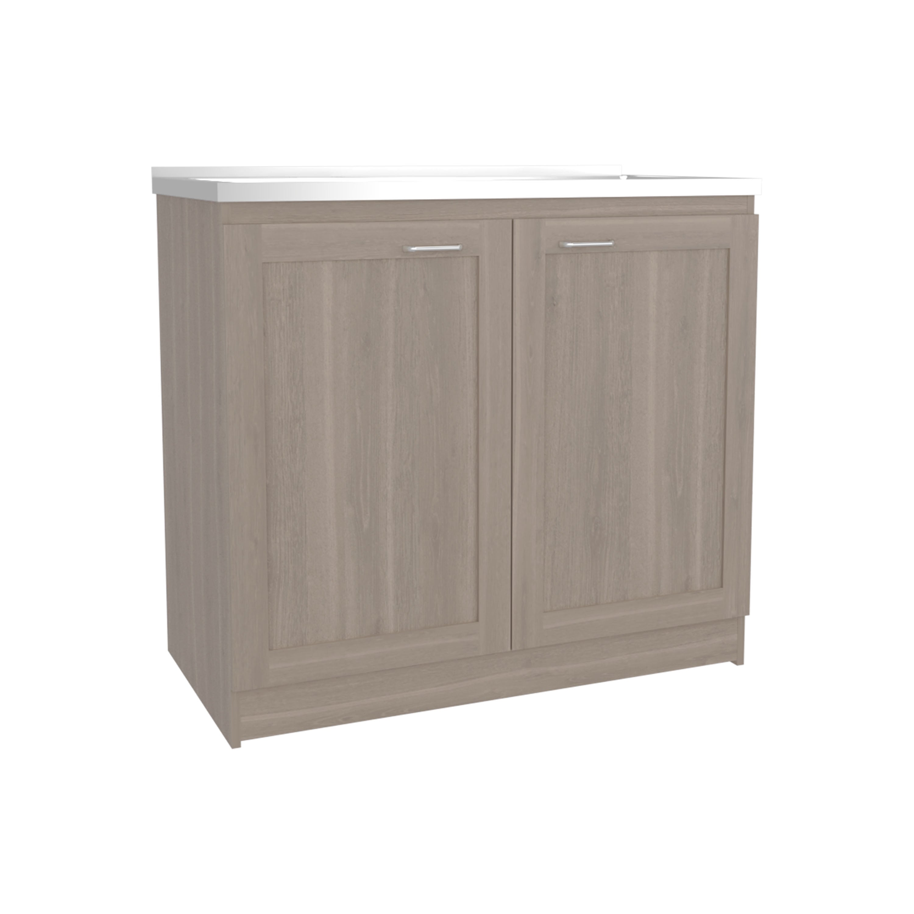 Utility Sink Cabinet - 36" H, 2 Doors, 2 Shelves