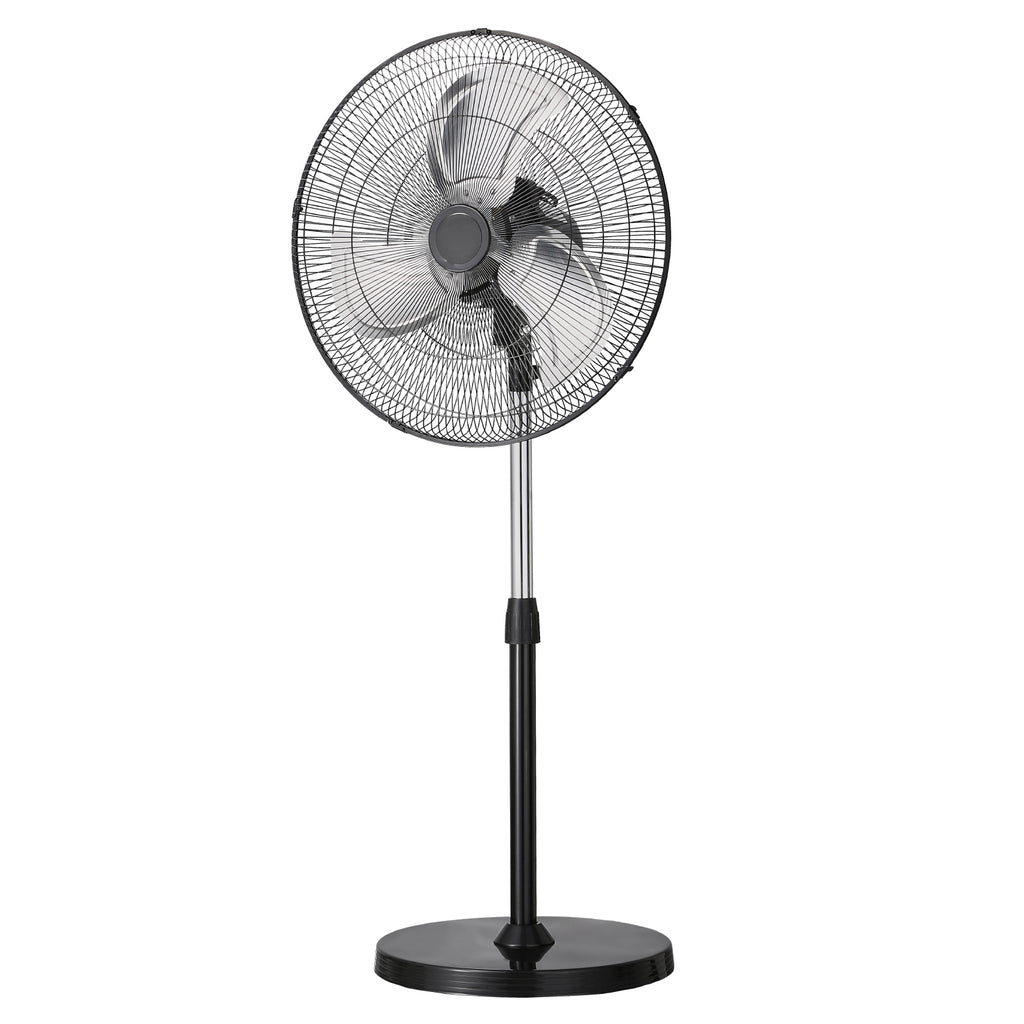 18" Industrial Pedestal Fan 3-Speed Oscillating Fan