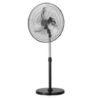 18" Industrial Pedestal Fan 3-Speed Oscillating Fan