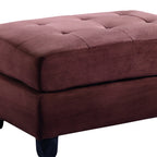 Chic Chocolate Lounge Ottoman