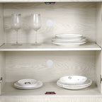 45" Wide Storage Cabinet with 3 Mirrored Acrylic Doors