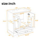 30" Bathroom Vanity with Sink