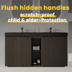 Galan 60" Smoked Bathroom Vanity