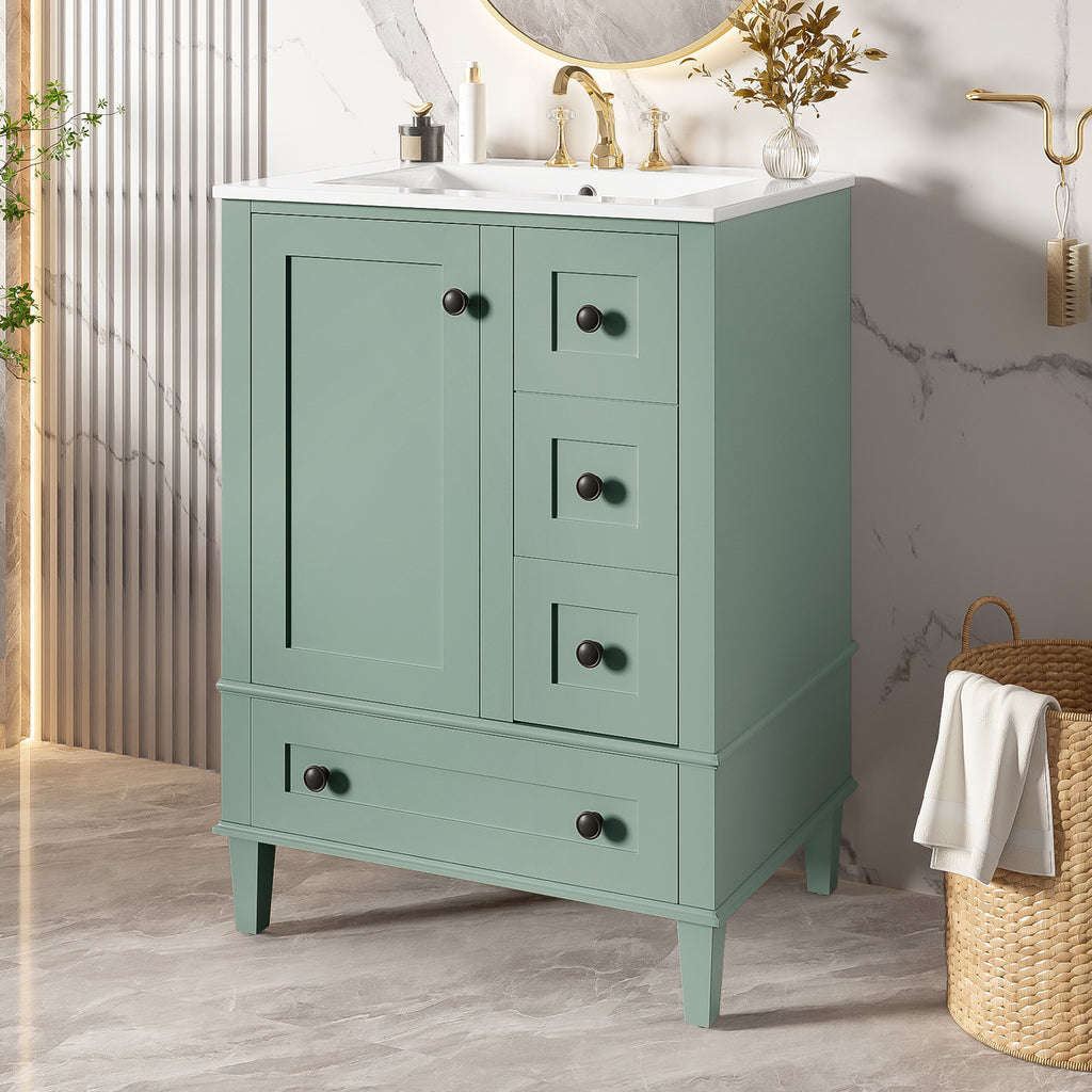 24-Inch Light Bathroom Vanity Cabinet