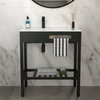32" x 18.5" Bathroom Ceramic Console Sink