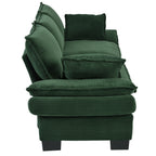 U-Style 85.4" Modern Curved Sofa