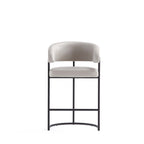 Augusta Metal Upholstered Counter Stool