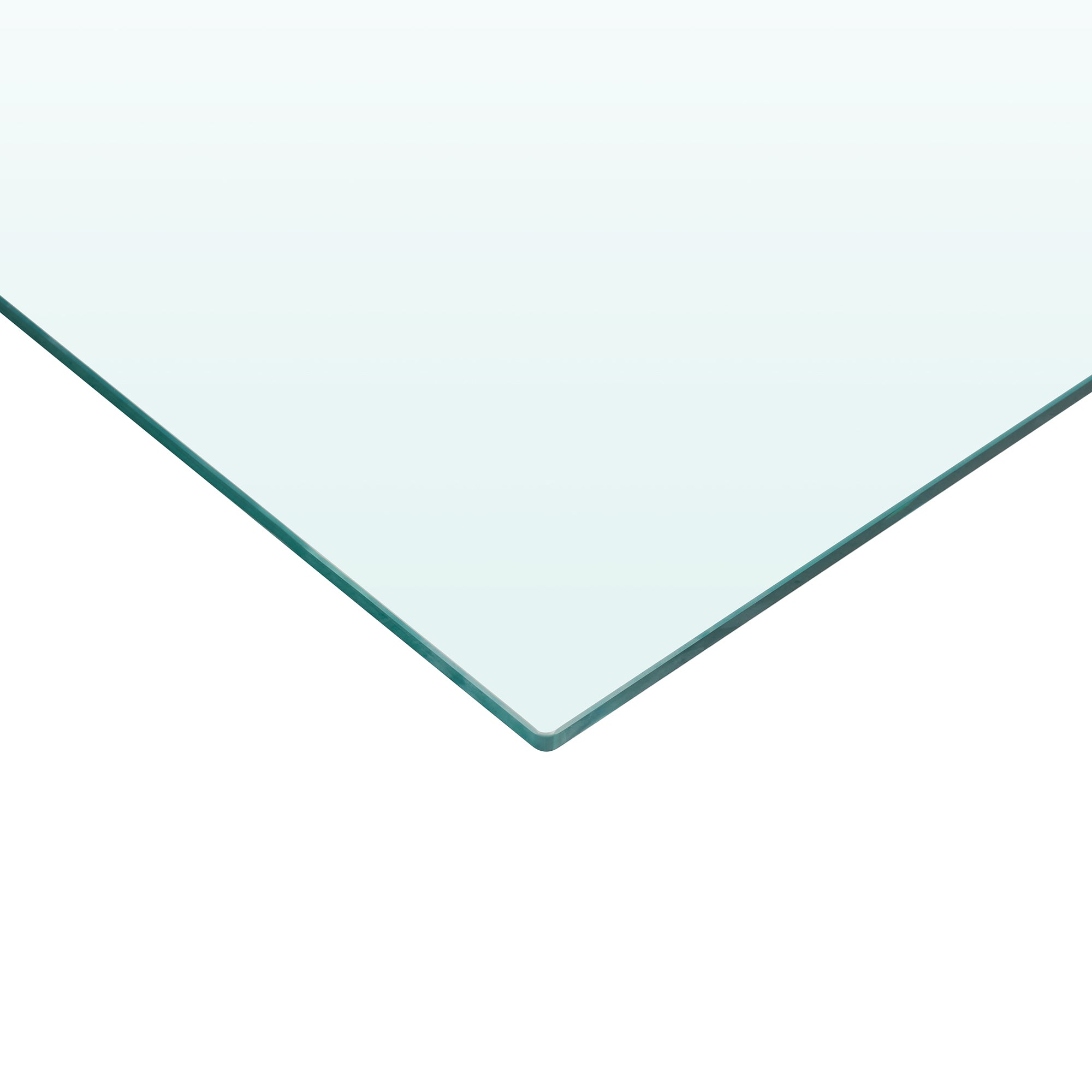 Square Tempered Glass Table Top