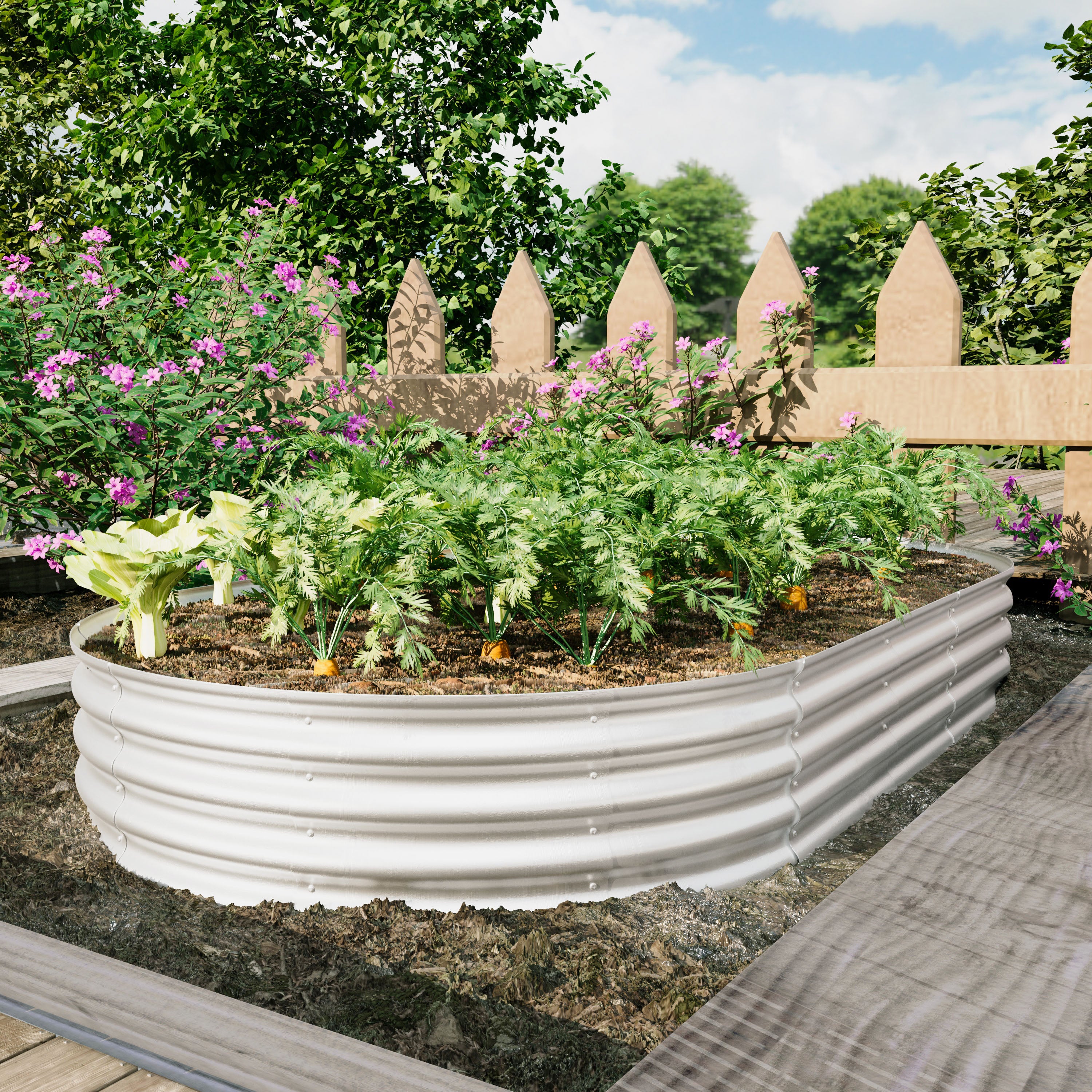 2Pcs Raised Garden Bed Kit