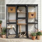 Outdoor Cat Enclosure Fir Wood Catio