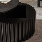 Round Coffee Table With Lift Function