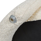 Fuji 43" Upholstered Oval Storage Bench