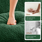 Soft Teddy Fabric Boneless Sofa