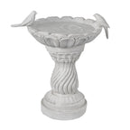 16.54" Garden Bird Bath Statue, Resin