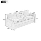 Modern 3-Seater Sofa with Plush Upholstery