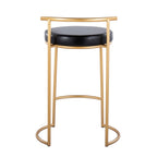 Round 26" Contemporary Fixed-Height Counter Stool