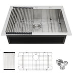 33" x 22" Stainless Steel Topmount Kitchen Sink