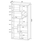 8-Shelf Display Bookcase