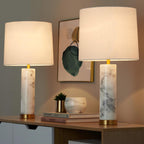 Marabella 26" Contemporary Marble Table Lamp