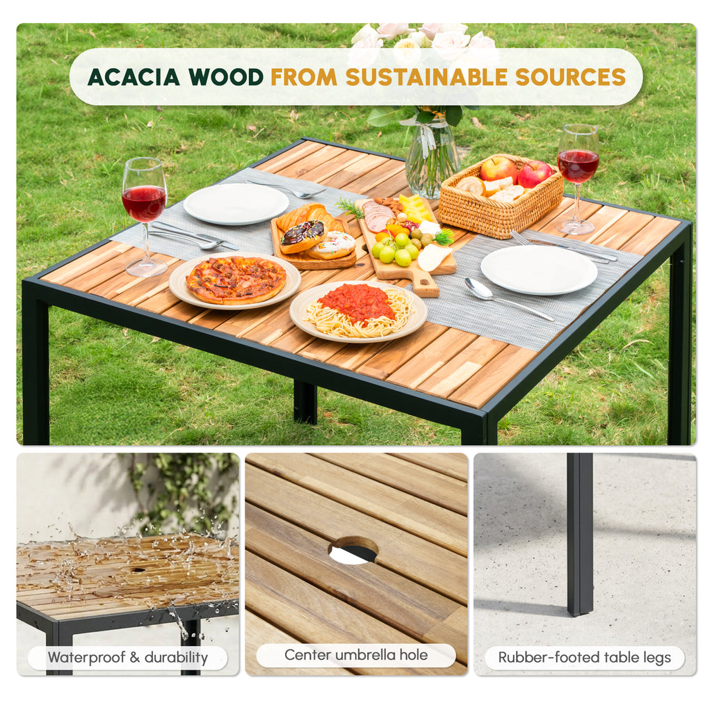 All Weather 5-Piece Patio Dining Table Sets