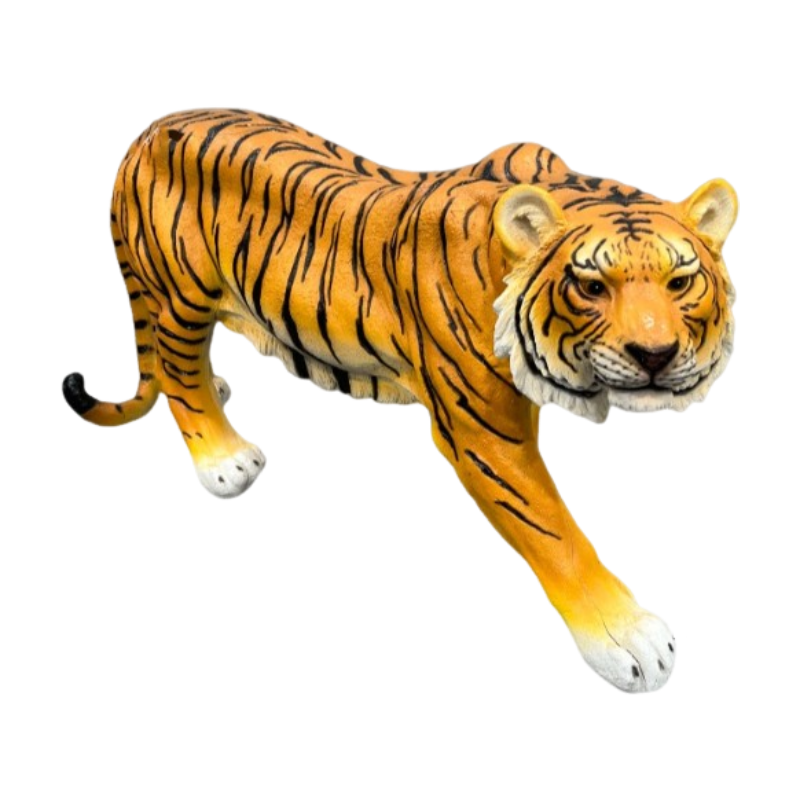 Simulated Tiger Resin Garden Statue