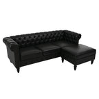 U-style 85" Modern 4-Seater L-Shaped Sectional Sofa