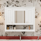 35 Inch Bathroom Wall Cabinet with Mirror