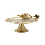 Calla Lily Decorative Pedestal Tray